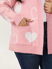 In Love Pockets Front-Open Knit Cardigan